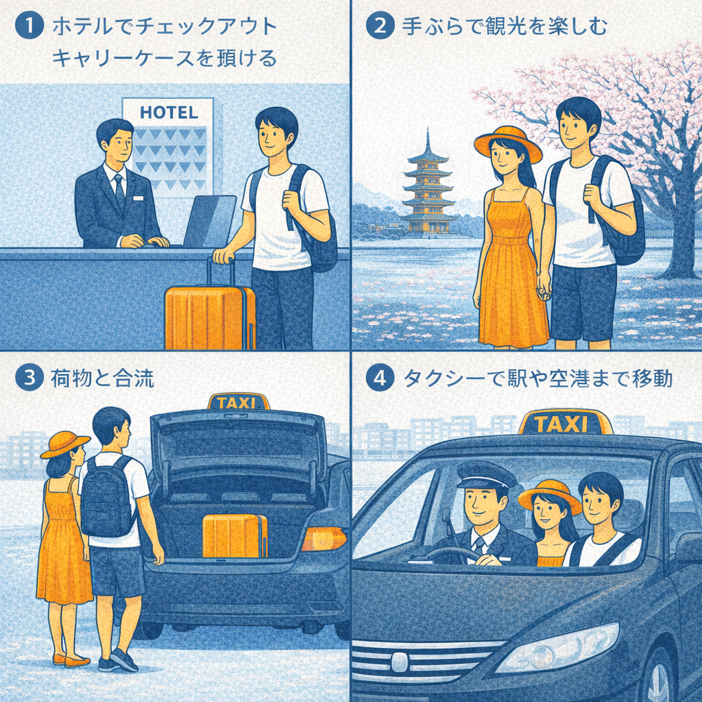 旅の最終日も、帰る直前まで手ぶら！